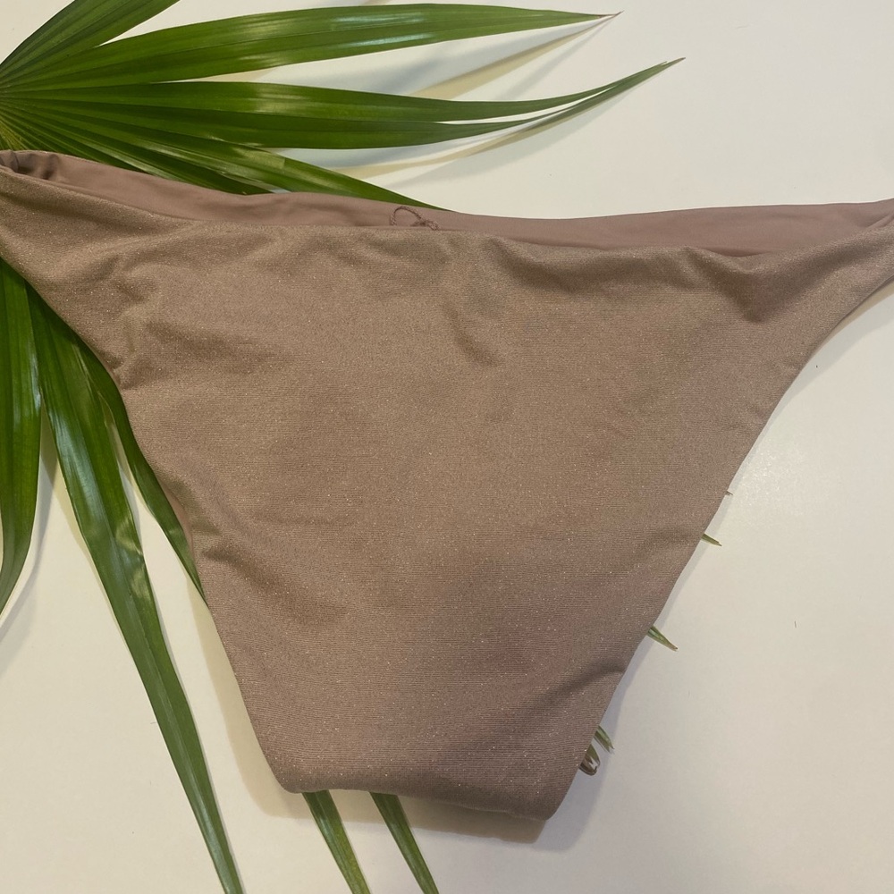 L*Space Swim Shimmer‎ Dusty Pearl Camacho Bikini Bottom Classic, X-Large, NWT - Picture 8 of 15